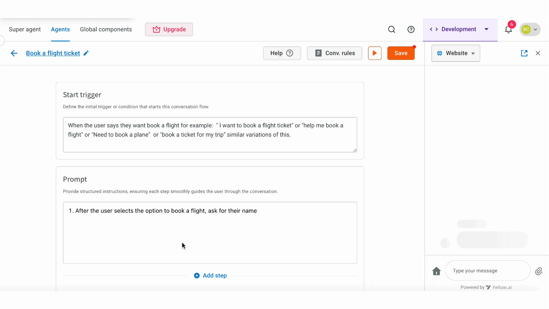 Get input name